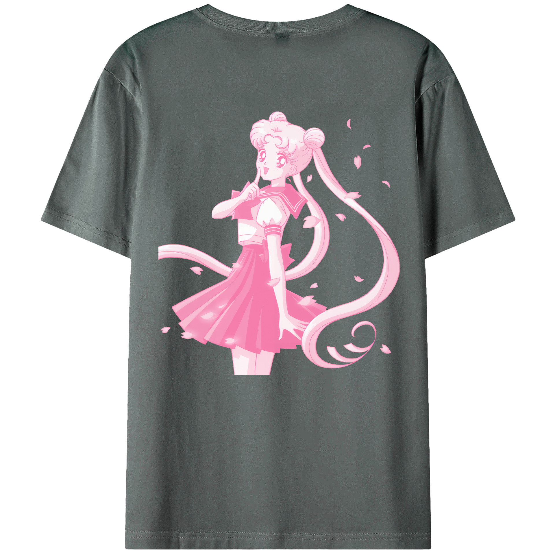（画像用） 美少女戦士セーラームーン 愛野 美奈子 あいの みなこ Sailor Moon Aino Minako 綿100％半袖Tシャツ（背面プリント）